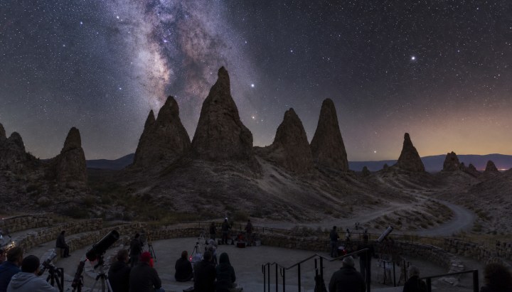 Stargazing at the East Pinnacles National Park